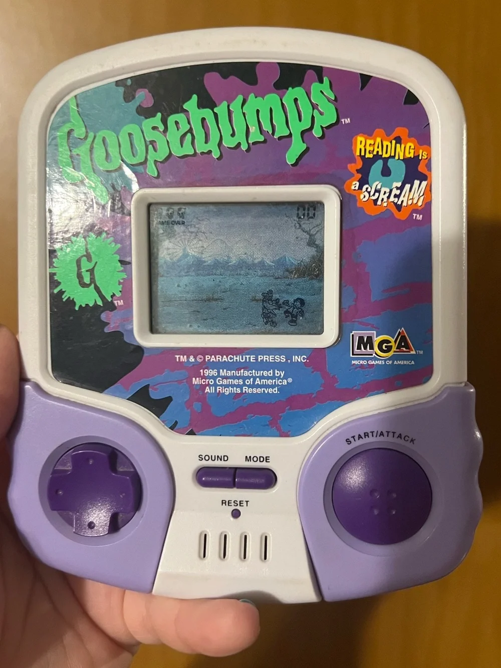 TESTED Vintage Goosebumps Handheld Game
